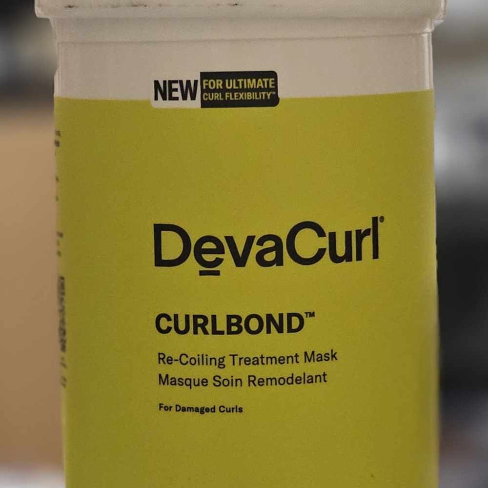 DevaCurl CurlBond Re-Coiling Mask Full Size Pump Bottle 17.75 Fl Oz Curly Hair
